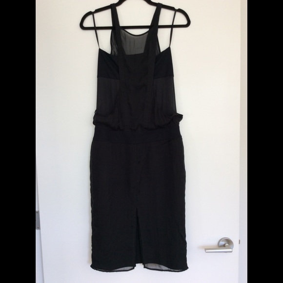Helmut Lang Black Silk dress - Picture 6 of 8